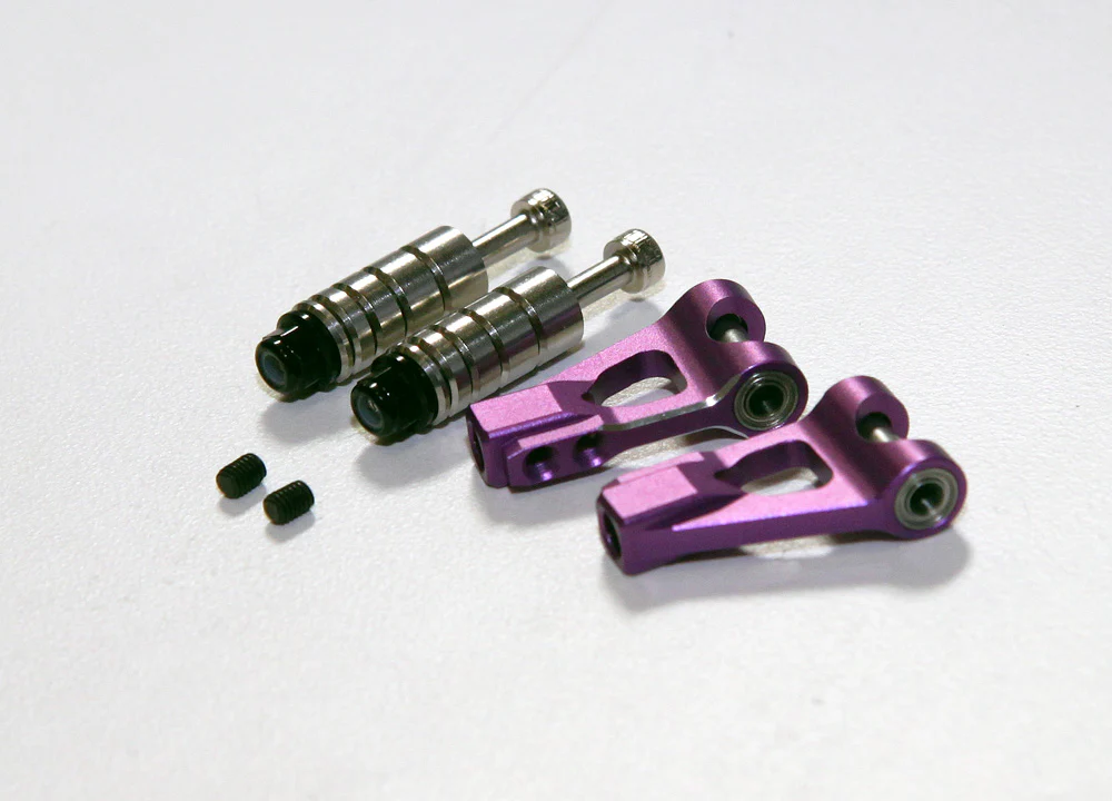 SHARK - Upper Aluminum Arm Set - BLUE RED PURPLE BLACK [Rhino Racing] RR-1200R RR-1200P RR-1200B - Image 7
