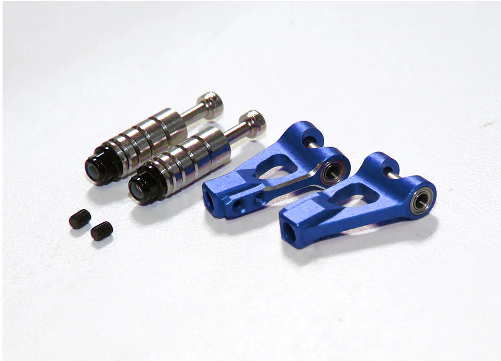 SHARK - Upper Aluminum Arm Set - BLUE RED PURPLE BLACK [Rhino Racing] RR-1200R RR-1200P RR-1200B - Image 9