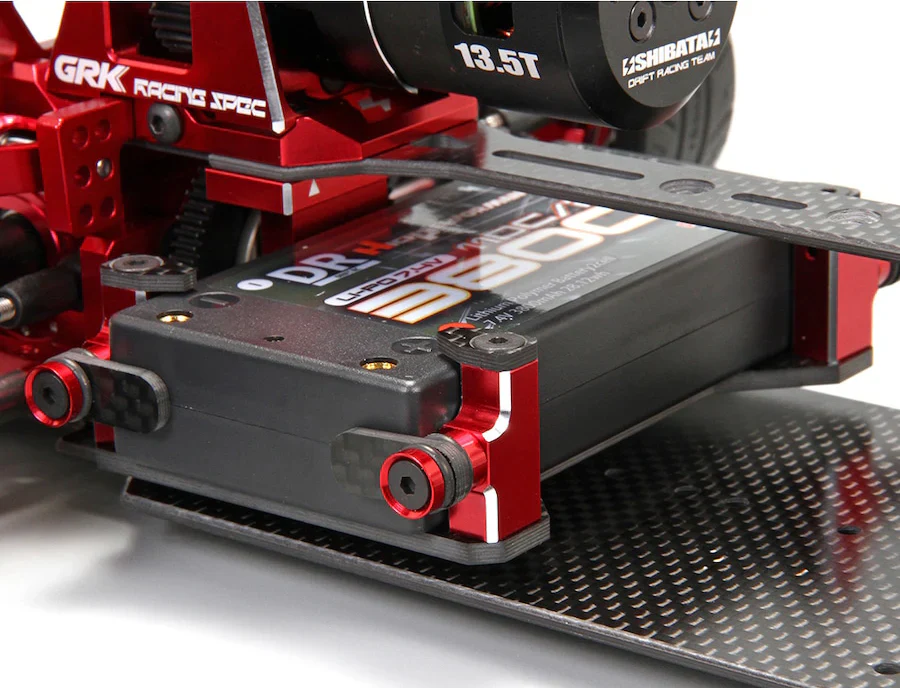 SHIBATA GRK5-R Conversion Set for GRK5 1-10 Drift Chassis Kit RED PURPLE BLACK[R31 House]