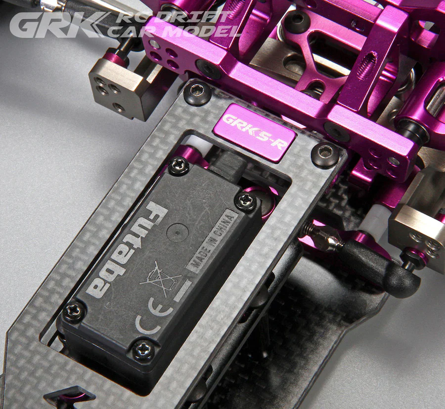 SHIBATA GRK5-R Conversion Set for GRK5 1-10 Drift Chassis Kit RED PURPLE BLACK[R31 House] - Image 5