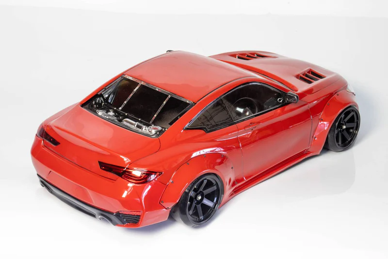 Shibata Infiniti Q60 D1GP 1-10 RC Drift Body (NO DECAL OR MASK) [SHIBATA] R31W423 - Image 2