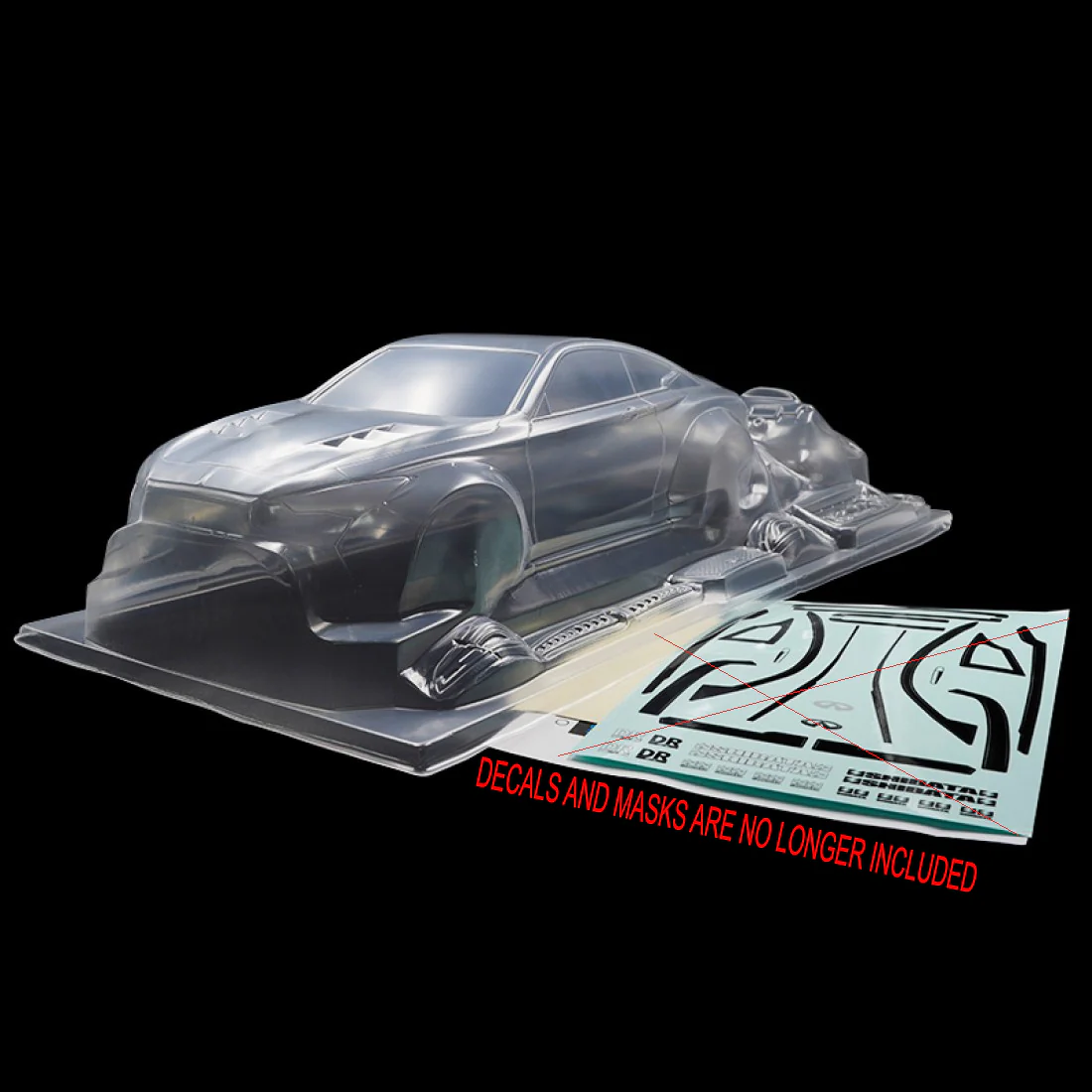 Shibata Infiniti Q60 D1GP 1-10 RC Drift Body (NO DECAL OR MASK) [SHIBATA] R31W423 - Image 8