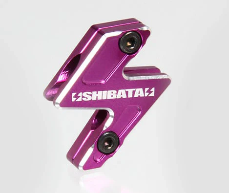 Shibata Lightning Bolt - Anodized Aluminum Wire Clamp Holder RED PURPLE BLACK [Shibata] DR-WC1BK DR-WC1PU DR-WC1RD - Image 3