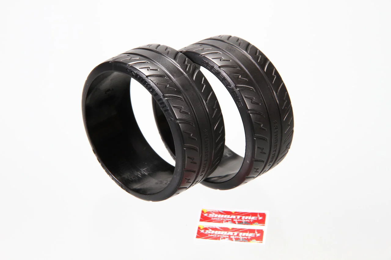 SHIBATIRE 200D HDPE 1-10 Drift Tires (2 pc) [Shibata] DR-ST31PE
