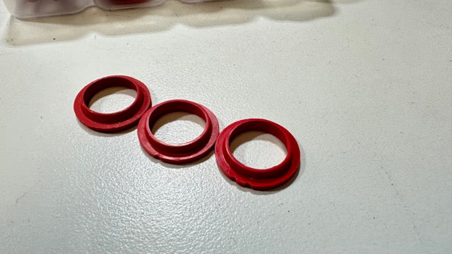 Shock Absorber Gaskets SOFT MEDIUM HARD Set for SPRING HOLDER - RED PURPLE BLACK [Rhino Racing &amp; Team AD] RA-2418B RA-2418P RA-2418R - Image 10