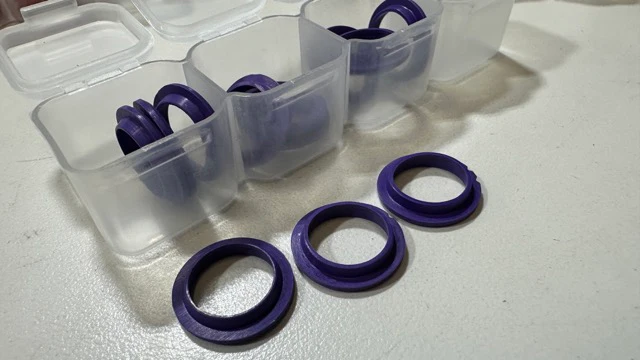 Shock Absorber Gaskets SOFT MEDIUM HARD Set for SPRING HOLDER - RED PURPLE BLACK [Rhino Racing &amp; Team AD] RA-2418B RA-2418P RA-2418R - Image 11