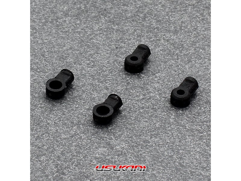 Short Rod End (4pcs) for 1/24 Hydraulic Shocks [Usukani] MINIS-09