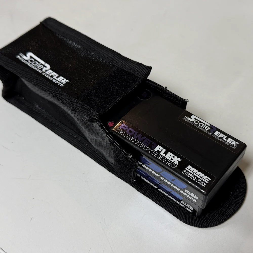 SHORT SACK - Shorty Sized Lipo Bag - Carrier (Fits 2 Shorty Batteries) [Scale Reflex] SR350-SLB - Image 3