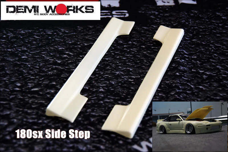 Side Steps - Side Skirts Nissan 180SX (240sx Hatch) [Demi Works] DW180SS