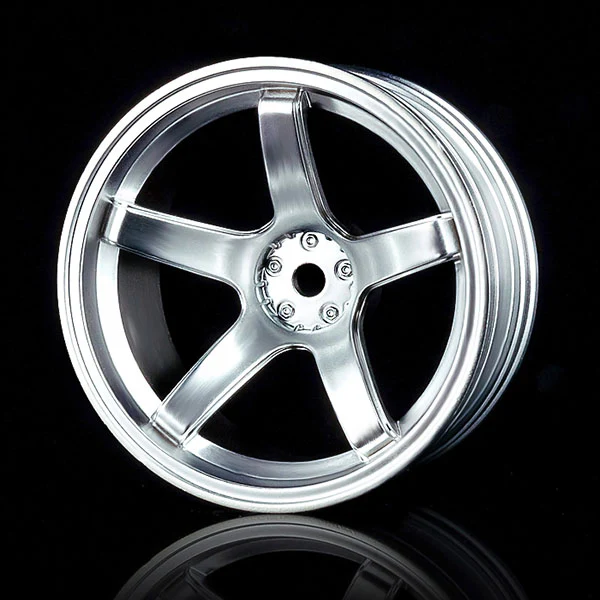 Silver 5 Spokes - ADVAN GT Style DEEP - 11 Offset Rims (4-Pack) [MST] 102020FS
