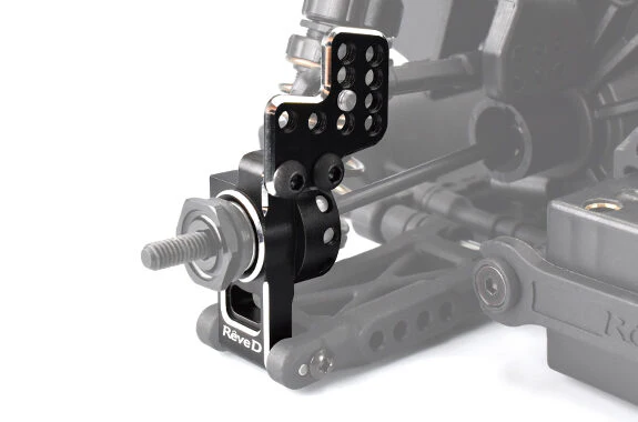 SILVER EDGE Aluminum Rear Hub Carrier - Knuckle Set for RWD Drift (YD-2 - MC-1 - RDX) [Reve D] RD-012S - Image 4
