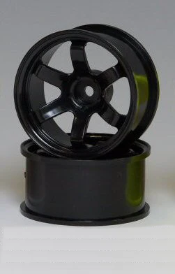 Slide Master VOLK TE-37R - 10mm GLOSS BLACK 1-10 Rims Wheels [Speed Way Pal] PA070N-10BL
