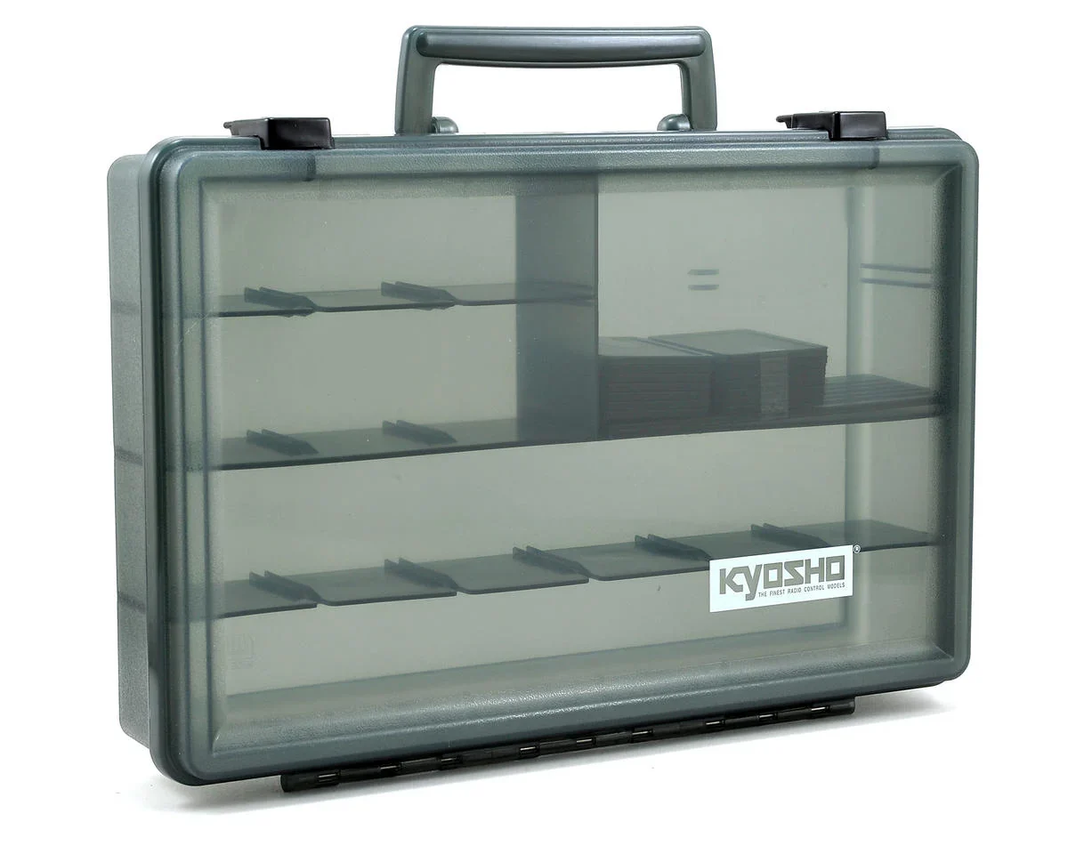 Smoke Color Tool Parts Box (13" x 9") Mini-Z Tacklebox [Kyosho] 80462