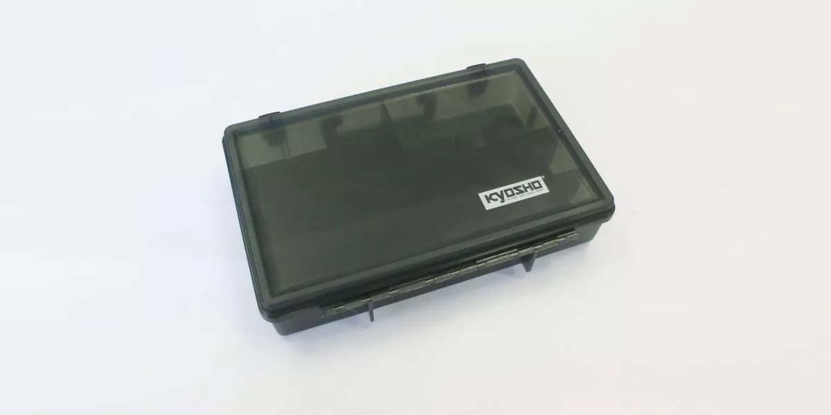Smoke Color Tool Parts Box (13" x 9") Mini-Z Tacklebox [Kyosho] 80462 - Image 2