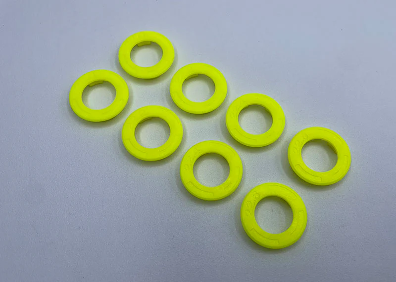 SPEED DISH SIDE WALL PLATE SET v1 (22.0,22.2,22.4,22.6) YELLOW WHITE BLACK GRAY - RX28 [Reflex Racing] RX601 - Image 3