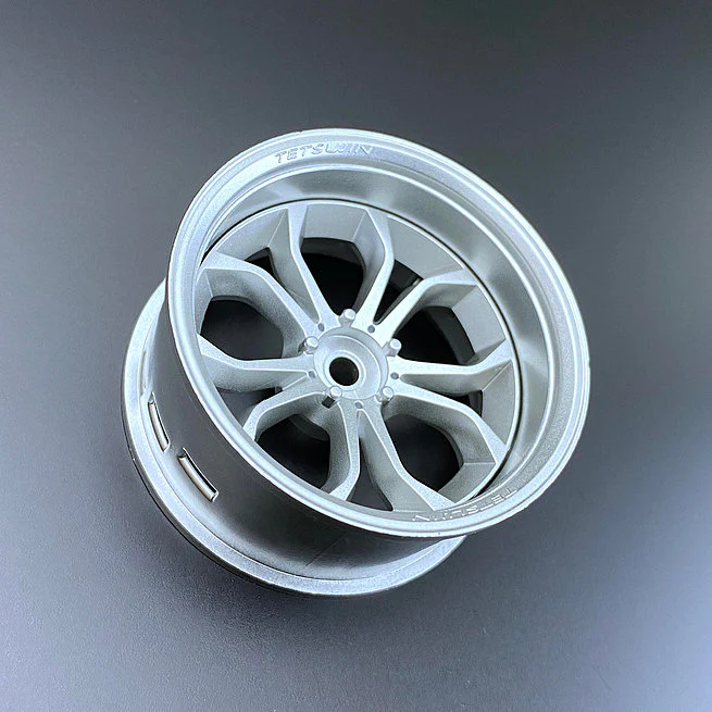 DEEP SPIDER ALUM SILVER Super-Rim Set (Adjustable Offset 3, 6, 9) [Tetsujin] TT-7773