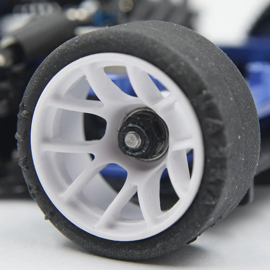Split 5 Spoke - WIDE  11mm Rim Wheel Set for 2WD Mini-Z - WHITE (0 +1 +2 +3) [Yeah Racing] WL-0160WH - Image 2
