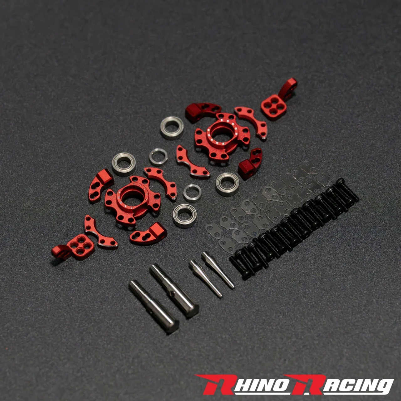 SR Series Front Steering Aluminum Knuckle Set - BLUE RED PURPLE BLACK [Rhino Racing] RR-1405 - Image 18