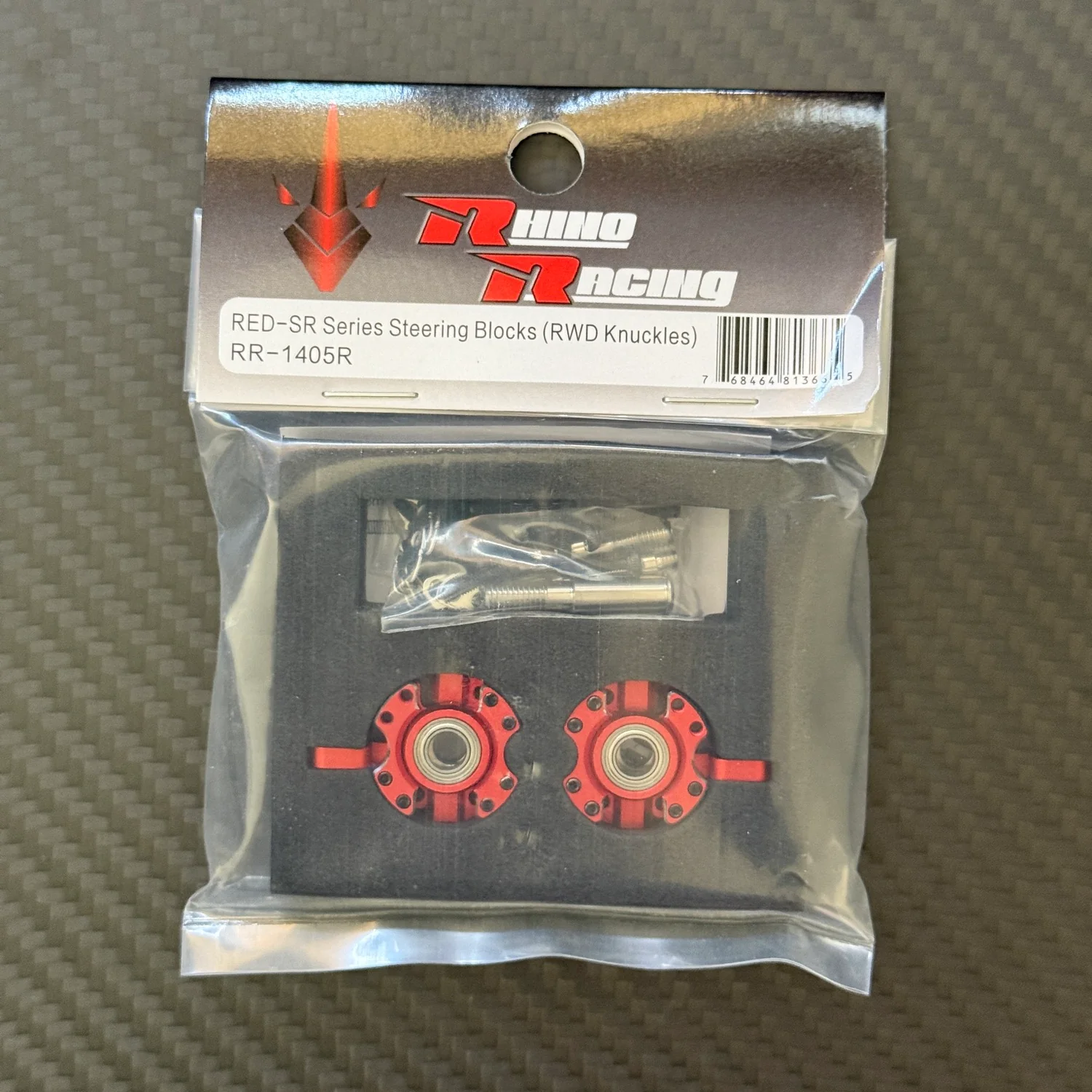 SR Series Front Steering Aluminum Knuckle Set - BLUE RED PURPLE BLACK [Rhino Racing] RR-1405 - Image 2
