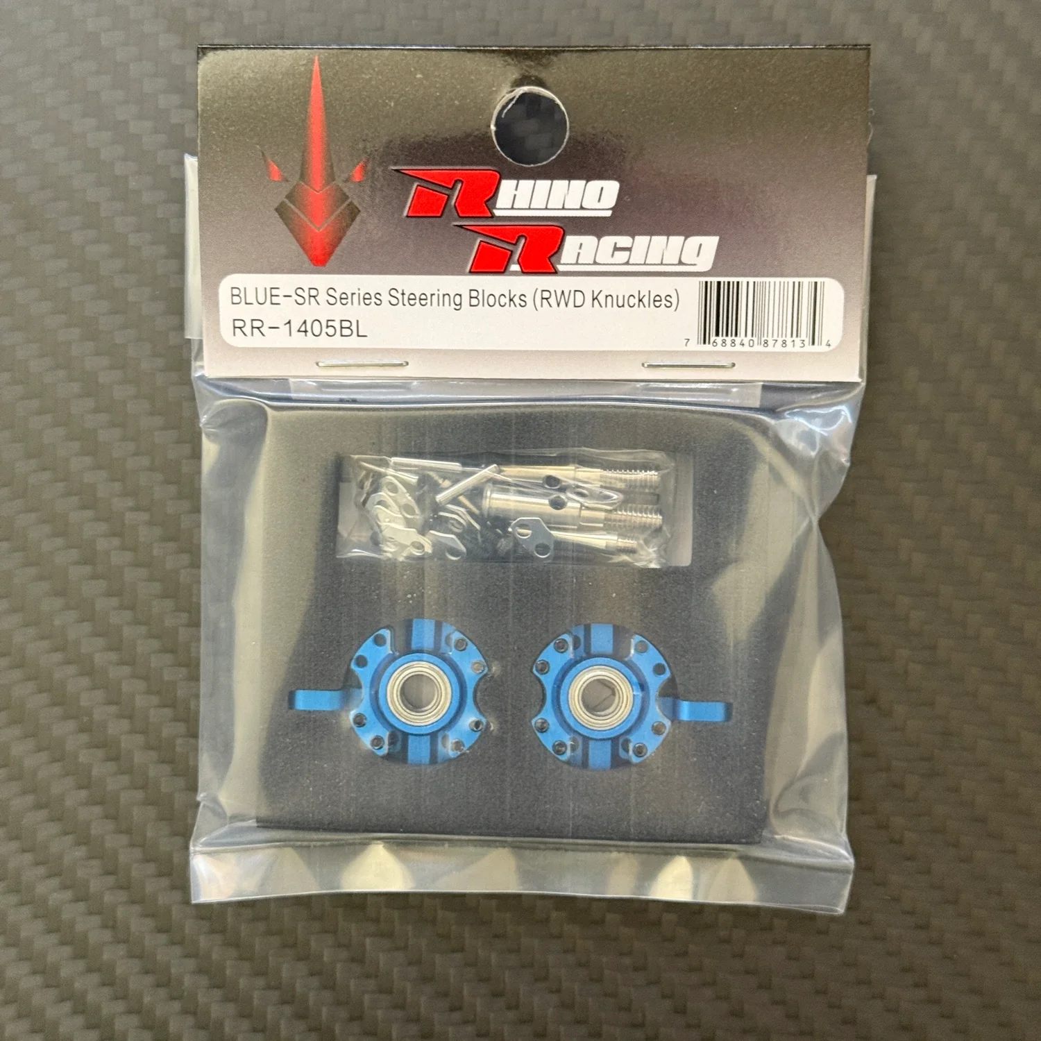 SR Series Front Steering Aluminum Knuckle Set - BLUE RED PURPLE BLACK [Rhino Racing] RR-1405 - Image 3