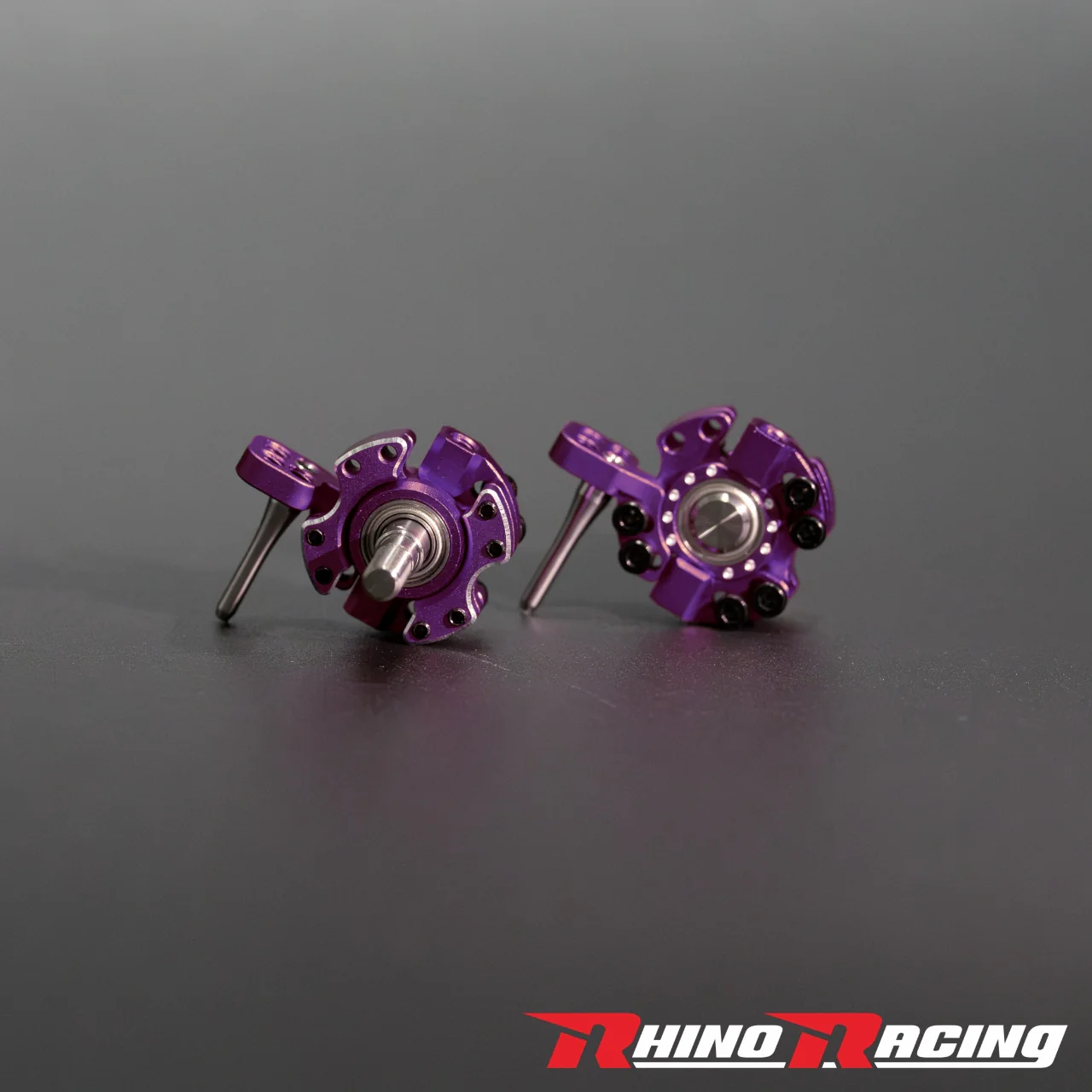 SR Series Front Steering Aluminum Knuckle Set - BLUE RED PURPLE BLACK [Rhino Racing] RR-1405 - Image 9