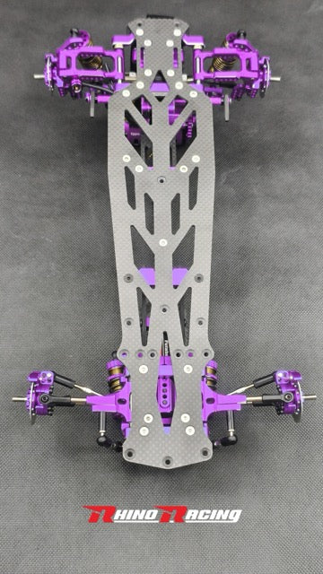 SR Series Lower Rear H-Arms Set - BLUE RED PURPLE BLACK [Rhino Racing] RR-1105 - Image 4