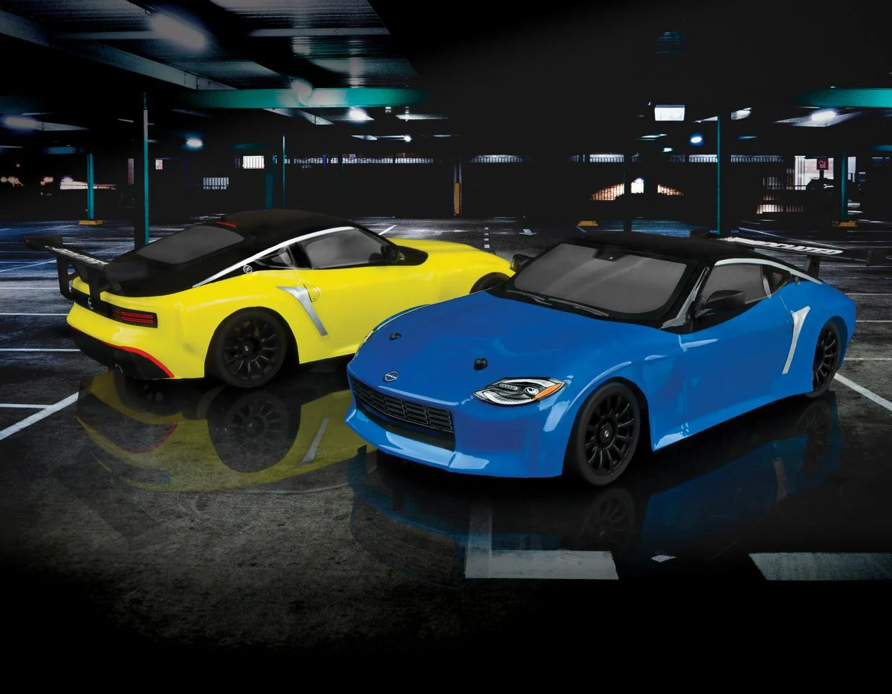 SR27 1/27 RWD On-Road Touring Car RTR Ready To Run 2023 NISSAN Z (YELLOW / BLUE) Combo (w/ Battery + Charger) [Associated] ASC20189C ASC20192C - Image 2