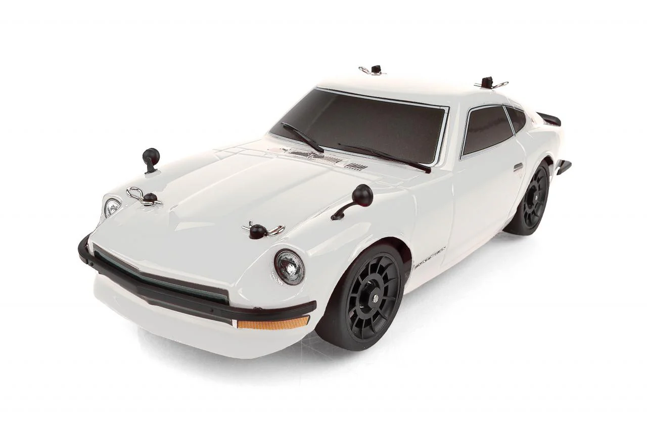 SR27 1/27 RWD On-Road Touring Car RTR Ready To Run DATSUN 240Z (WHITE / RED / GREEN) Combo (w/ Battery + Charger)  [Associated] ASC20187C ASC20188C ASC20191C - Image 6