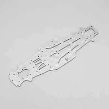 SSG Silver Carbon FIber Lower Deck for DIB [Yokomo] IB-002S - Image 2