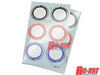 SSR FORMULA AERO SPOKE DISH PLATE STICKER SHEET SET (2 sheets) for 1-10 SSR AERO  [RC-ART] WP-0070