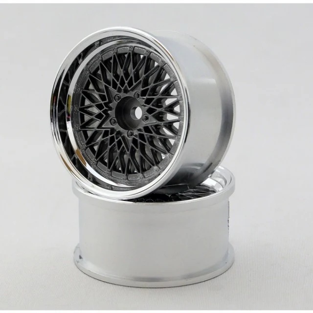 SSR Formula Mesh 19 Rims +8mm - +6mm (GUN METALLIC) [RC-Art] ART4708GM ART4706GM