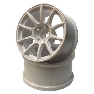 SSR GTX01 WHITE RIMS 6mm - 8mm HIGH TRACTION [RC-Art] WW-0906HWH WW-0908HWH