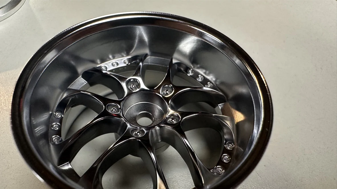 SSR MINERVA MATTE CHROME 6mm - 8mm 1-10 RC RIMS ** 30MM WIDE ** [Topline] TDW-0263MC TDW-0283MC - Image 4