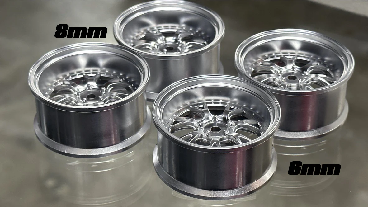 SSR PROFESSOR MS3 (WORLD PRO) METALLIC SILVER 6mm - 8mm [RC Art] WW-0806MS WW-0808MS - Image 3