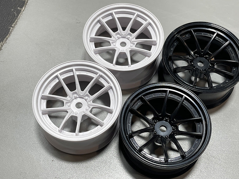 SSR REINER type10S 1-10 BLACK RC DRIFT RIMS SPEED STAR RACING Type-10S [RC-ART] WW-0706BK WW-0708BK