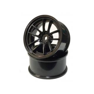 SSR REINER type10S 1-10 BLACK RC DRIFT RIMS SPEED STAR RACING Type-10S [RC-ART] WW-0706BK WW-0708BK - Image 4