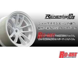 SSR REINER type10S 1-10 WHITE RC DRIFT RIMS SPEED STAR RACING Type-10S [RC-ART] WW-0706WH  WW-0308WH