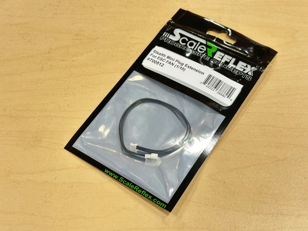 Stealth Mini Plug Extension For ESC FAN (1/10) [Scale Reflex] 700512 - Image 2