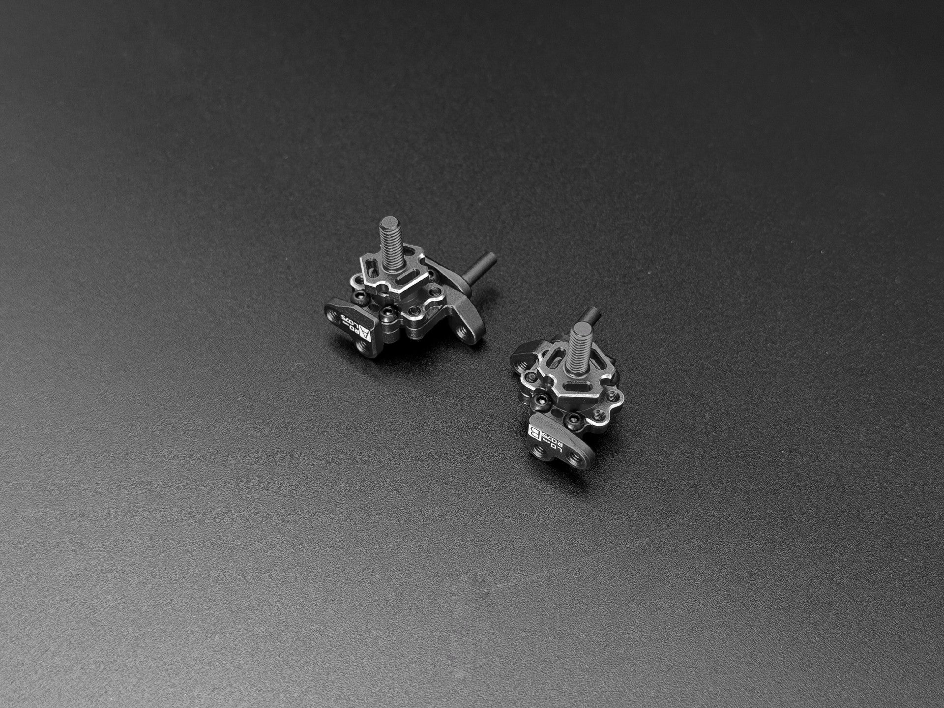 Steering Blocks - RWD Knuckles for 1-10 RC Drift Car (Red Purple Black) [Team AD] AD-9012 - Image 5