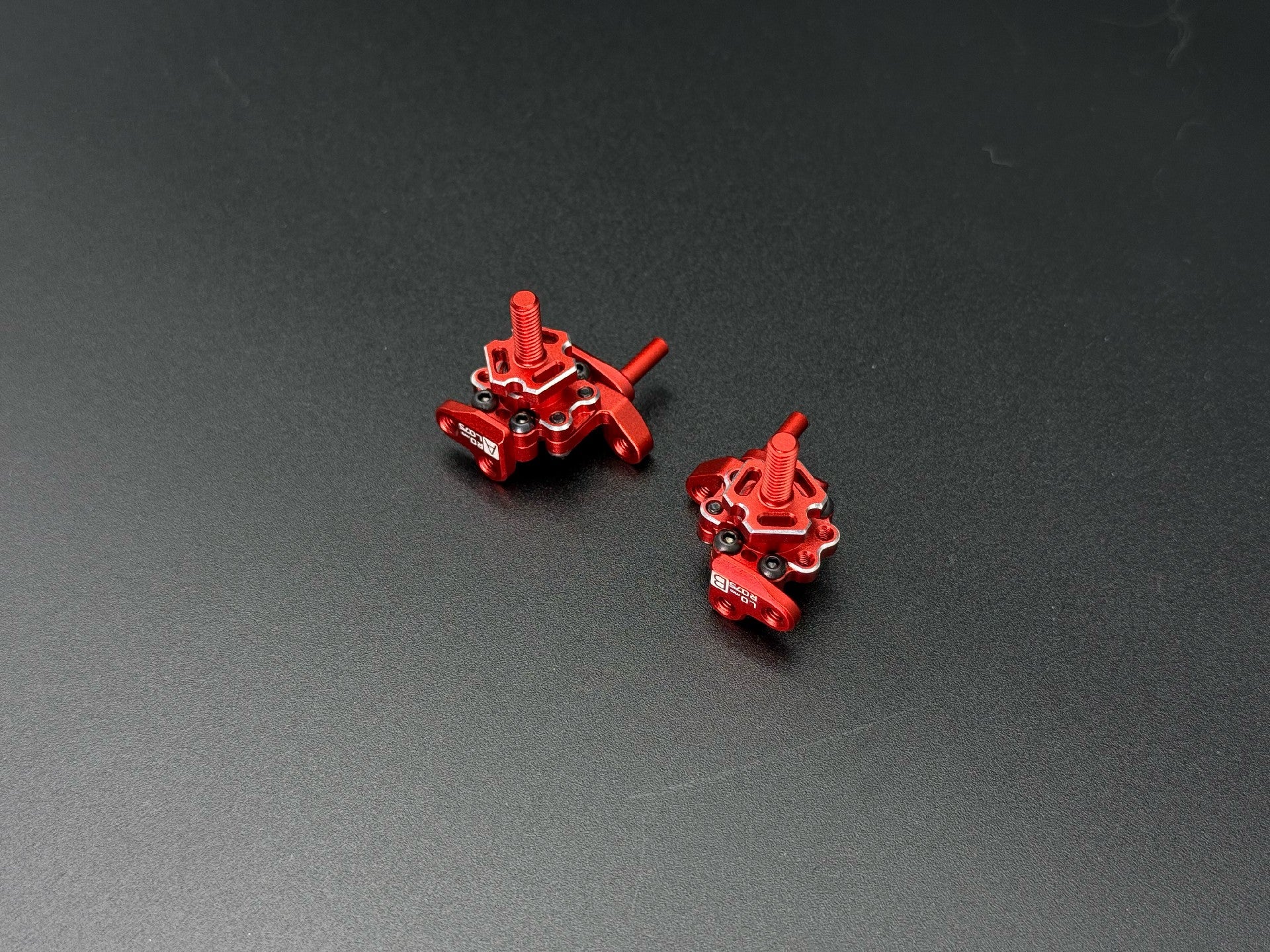Steering Blocks - RWD Knuckles for 1-10 RC Drift Car (Red Purple Black) [Team AD] AD-9012 - Image 7