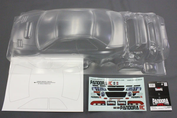 Subaru Impreza STI 22B 1-10 Body Set [Pandora] PAB-3137 - Image 4