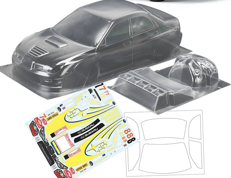 Subaru Impreza STI Hawkeye Hawk Eye 1-10 Body Shell Rally 555 [Quality RC] QRC-SUBYHAWK - Image 2
