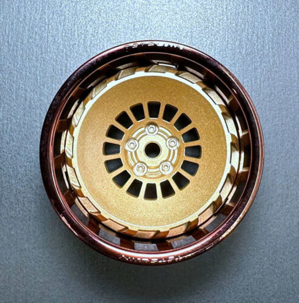 Super Bowler Rims Wheels (BROWN-GOLD) 5, 8 11 OFFSET (PAIR) [Tetsujin] TT-8285 - Image 2