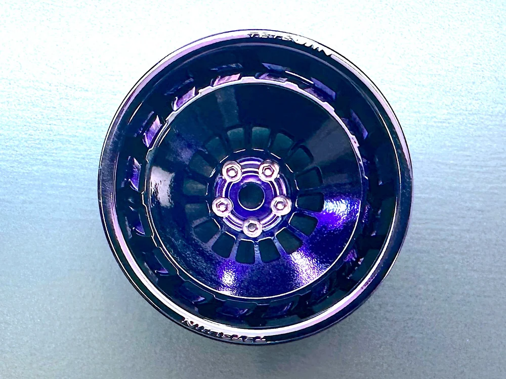 Super Bowler Rims Wheels (Chrome Purple) 5, 8 11 OFFSET (PAIR) [Tetsujin] TT-8546 - Image 2
