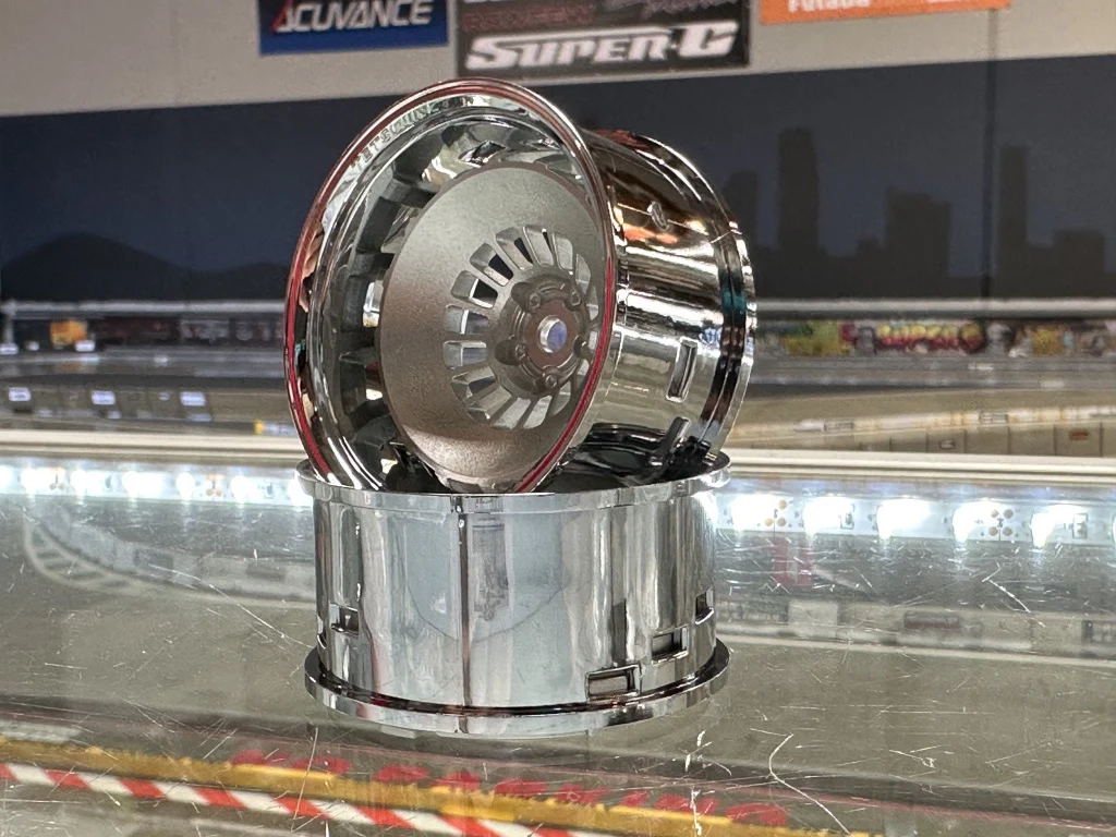Super Bowler Rims Wheels (Silver-Chrome) 5, 8 11 OFFSET (PAIR) [Tetsujin] TT-8237