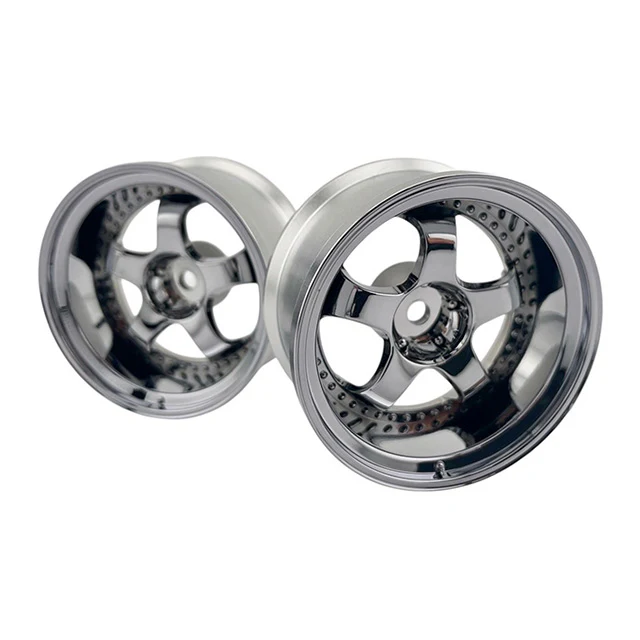 WORK MEISTER S1 3P 6mm - 8mm 1-10 RC RIMS CHROME [LAB] LW-0808C LW-0806C - Image 3