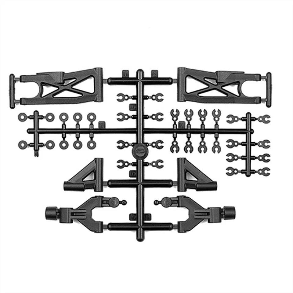 Suspension Arm Set for DC10 (Upper, Lower and Rear) [Associated] ASC72204