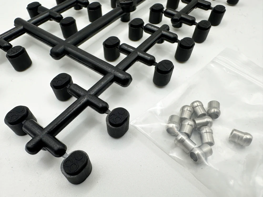 Suspension Pin Ball (8pc) and Bushing Set (1~8) [Rhino Racing] RR-245 - Image 2