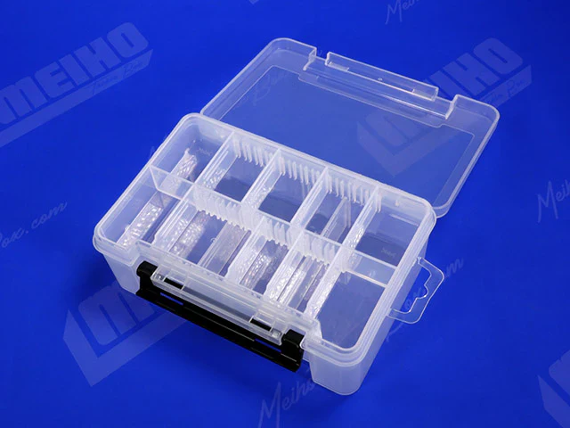 System Tray (2 Tier) HD Multi Utility Case - Clear Parts Box 7"  Made in Japan [Meiho] 4963189712774 - Image 6