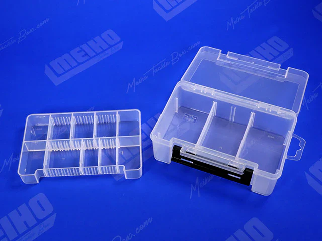 System Tray (2 Tier) HD Multi Utility Case - Clear Parts Box 7"  Made in Japan [Meiho] 4963189712774 - Image 8